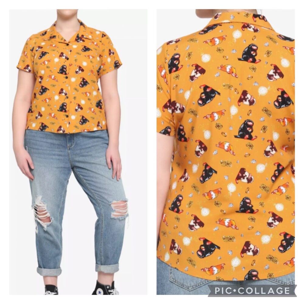 Hot Topic Fantastic Beasts Niffler Top Size Small